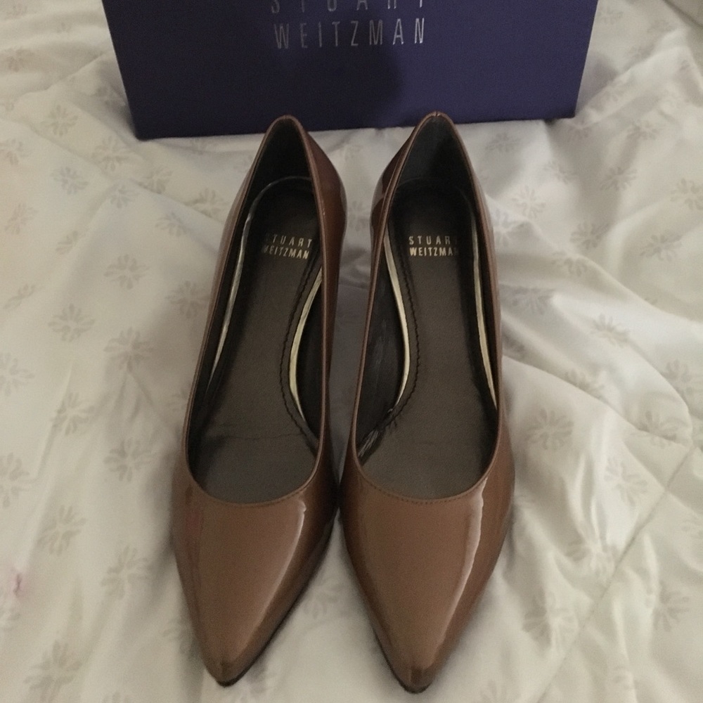 Bronze Stuart Weitzman Muse Pump Bruciato Quasar